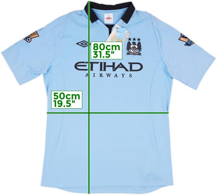 2012-13 Manchester City Home Shirt Nasri #8 (L)