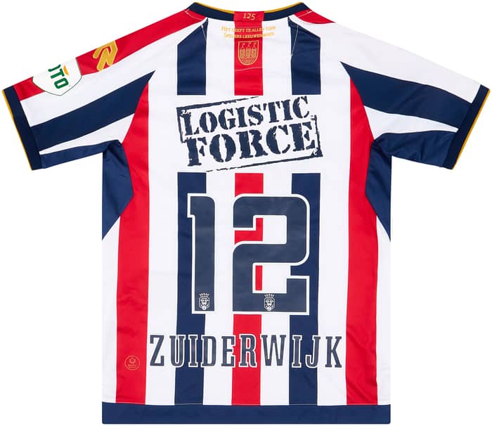 2021-22 Willem II Match Issue Home Shirt Zuijderwijk #12