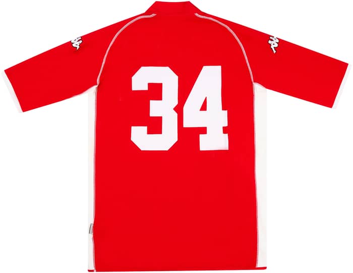 2002-04 Wales Match Issue Home Shirt #34