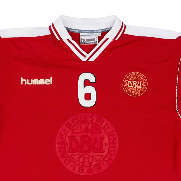1999 Denmark Women Match Issue World Cup Home Shirt Axelsen #6