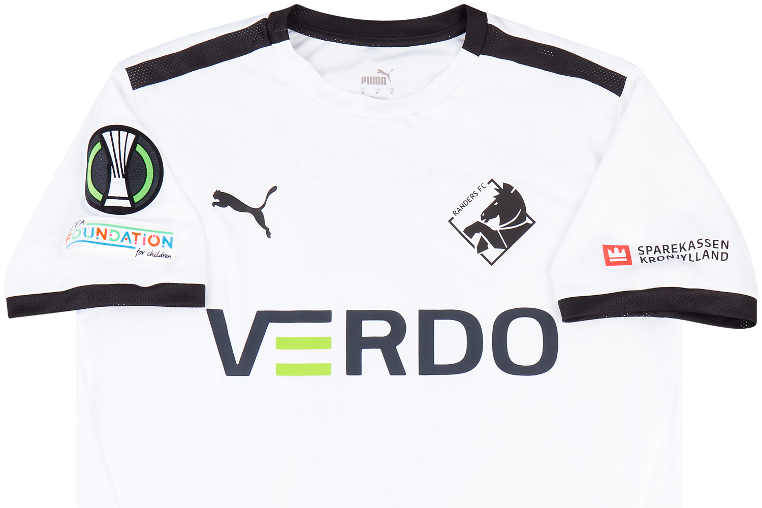 2021-22 Randers FC Match Issue Conference League Away Shirt B. Johnsen #6 (v Leicester)