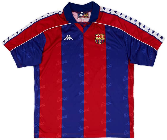 1992-95 Barcelona Home Full Kit - 8/10 - (XL)