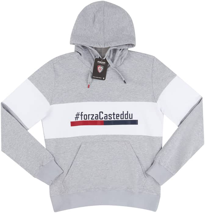 2019-20 Cagliari Macron Hooded Top