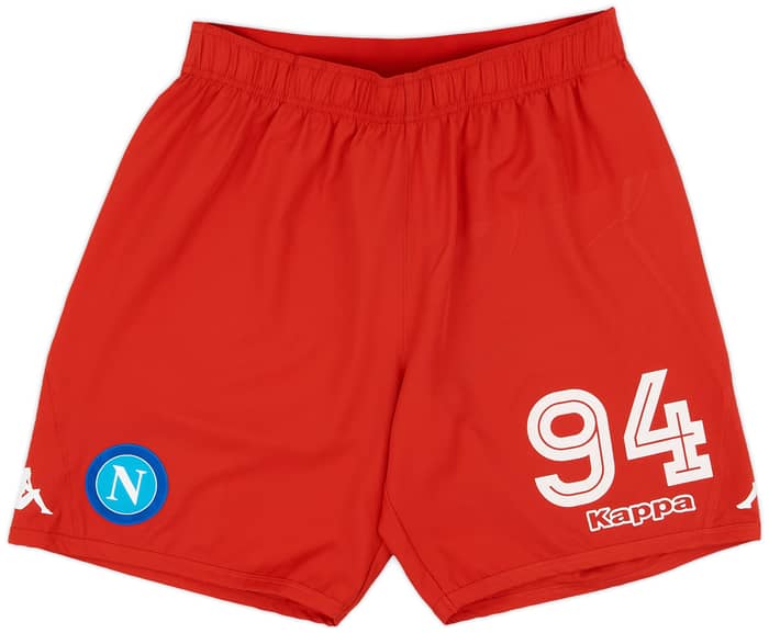 2015-16 Napoli Player Issue Third Shorts # - 3/10
