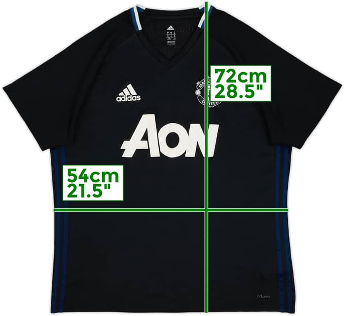 2016-17 Manchester United adizero Training Shirt - 8/10 - (XL)