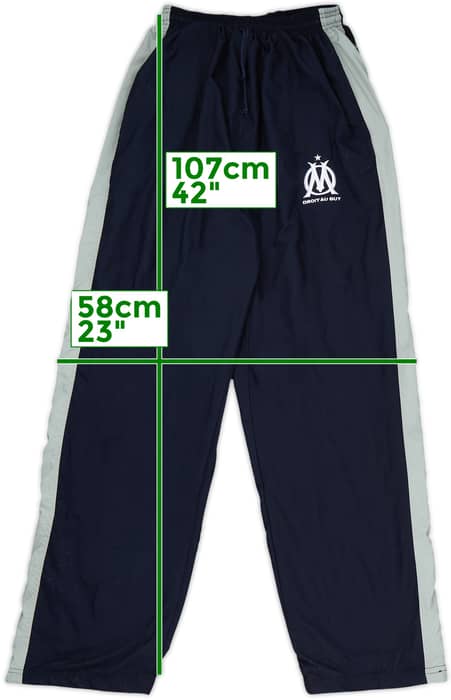 2000s Olympique Marseille Track Pants/Bottoms - 5/10 - (XL)