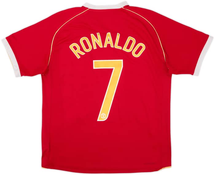 2006-07 Manchester United Home Shirt Ronaldo #7 - 6/10 - (L)