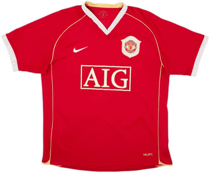 2006-07 Manchester United Home Shirt Ronaldo #7 - 6/10 - (L)