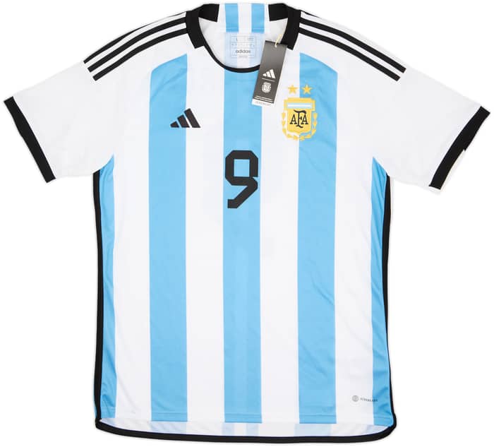 2022-23 Argentina Home Shirt J.Alvarez #9 (L)