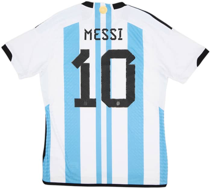 2022-23 Argentina Authentic Home Shirt Messi #10 (L)