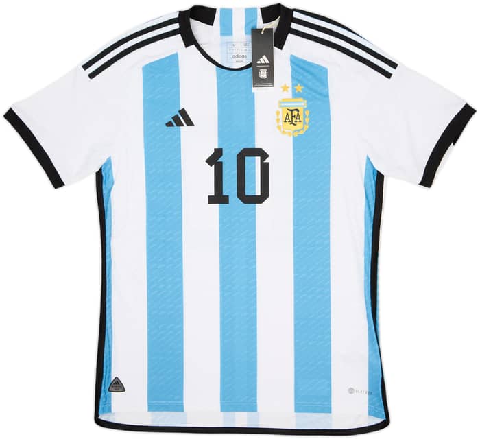 2022-23 Argentina Authentic Home Shirt Messi #10 (L)