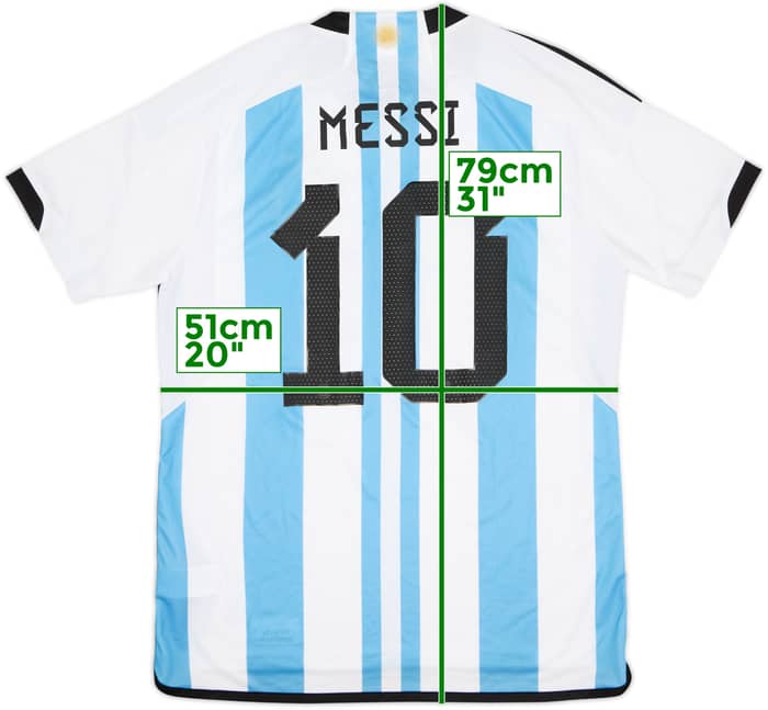 2022-23 Argentina Home Shirt Messi #10 (L)