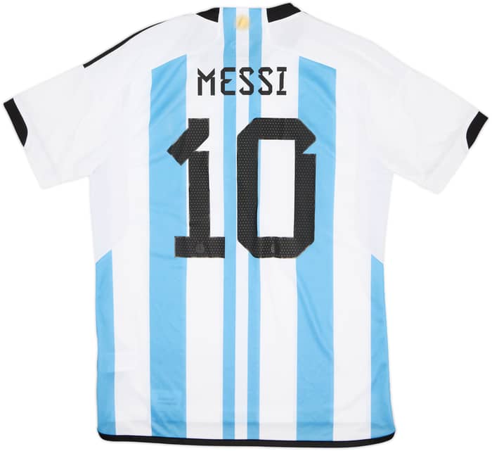 2022-23 Argentina 'vs France' Home Shirt Messi #10 (L)