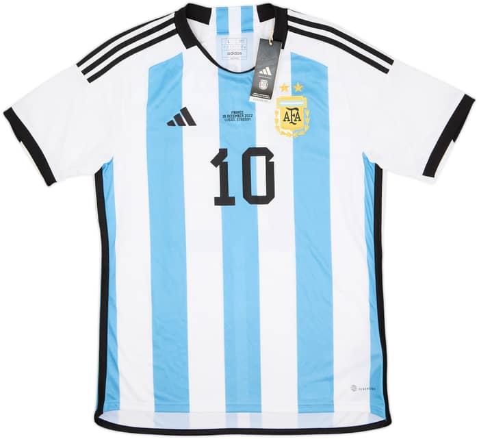 2022-23 Argentina 'vs France' Home Shirt Messi #10 (L)
