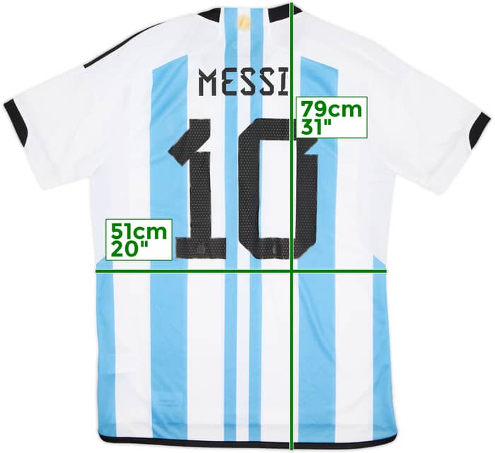 2022-23 Argentina 'vs France' Home Shirt Messi #10 (L)