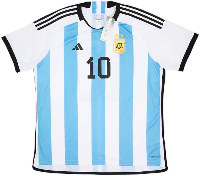 2022-23 Argentina Home Shirt Messi #10 (XXL)