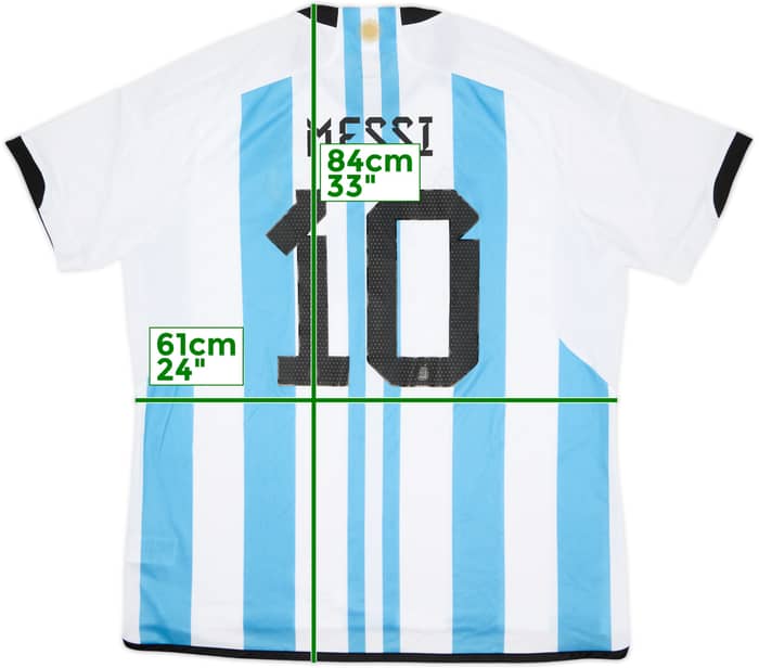 2022-23 Argentina Home Shirt Messi #10 (XXL)