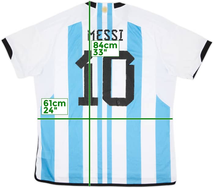 2022-23 Argentina Home Shirt Messi #10 (XXL)