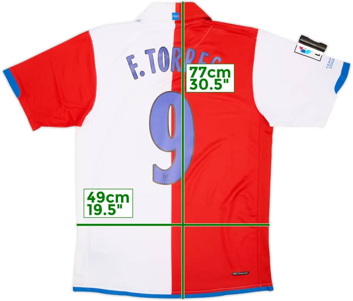 2006-07 Atletico Madrid Home Shirt Torres #9 (M)