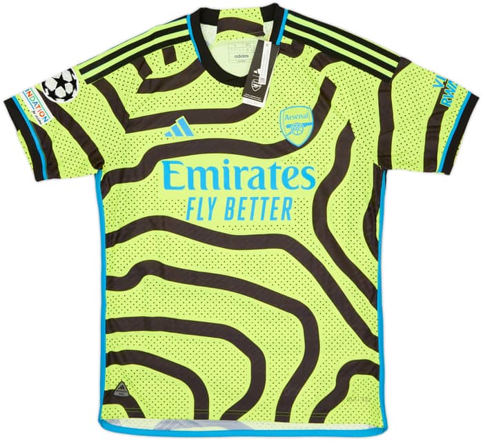 2023-24 Arsenal Authentic Away Shirt Rice #41 (L)
