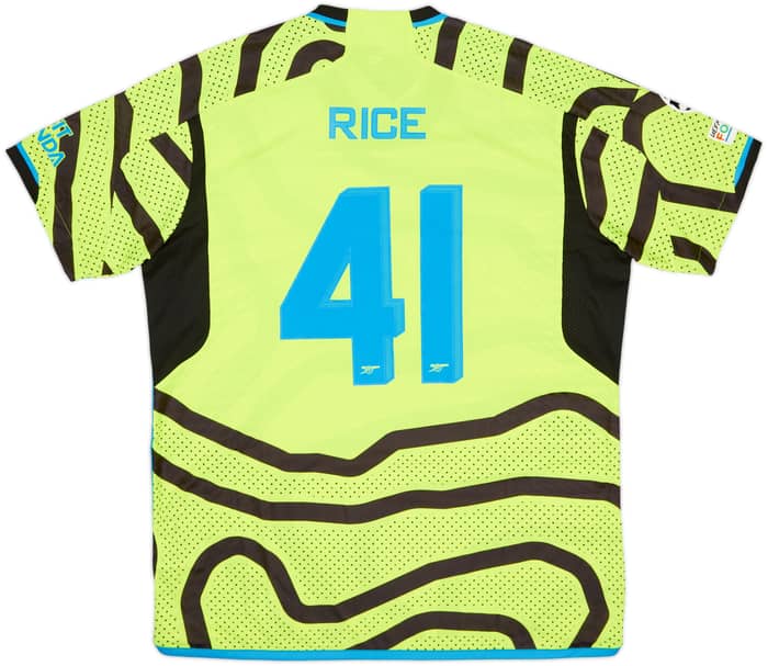 2023-24 Arsenal Authentic Away Shirt Rice #41 (XL)