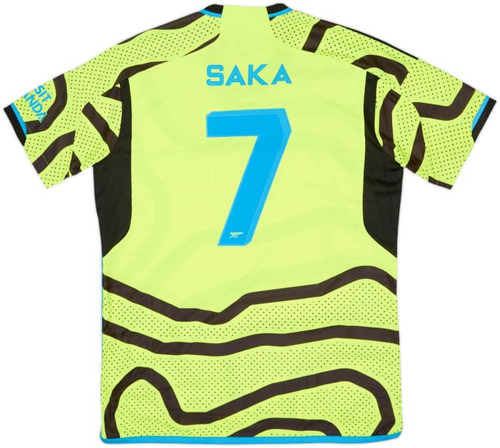 2023-24 Arsenal Authentic Away Shirt Saka #7 (L)