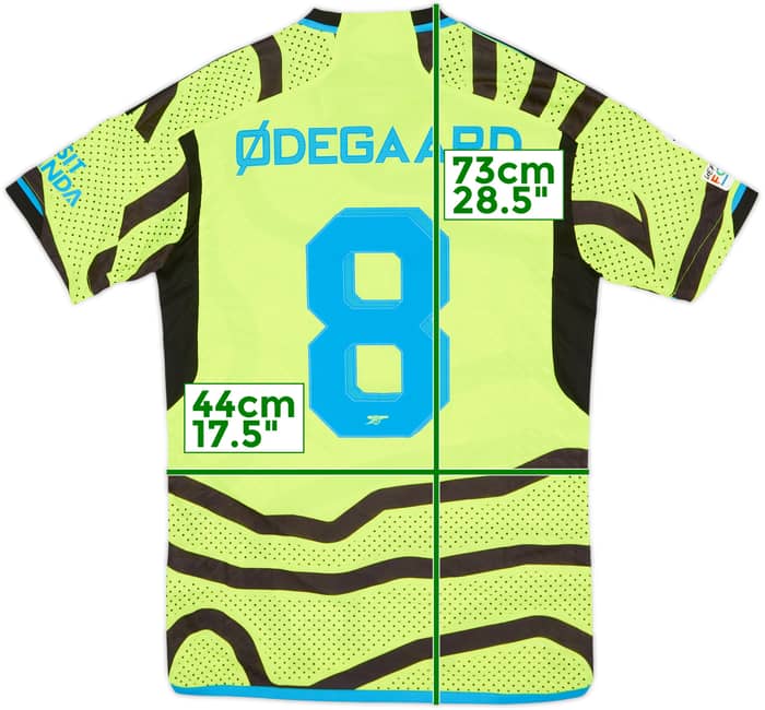 2023-24 Arsenal Authentic Away Shirt Ødegaard #8 (S)