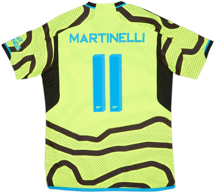 2023-24 Arsenal Authentic Away Shirt Martinelli #11 (L)