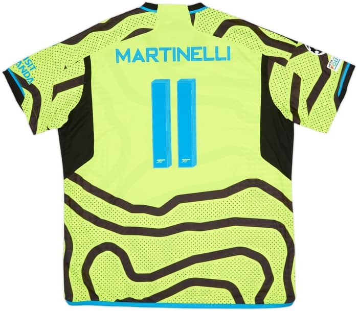 2023-24 Arsenal Authentic Away Shirt Martinelli #11 (XXL)