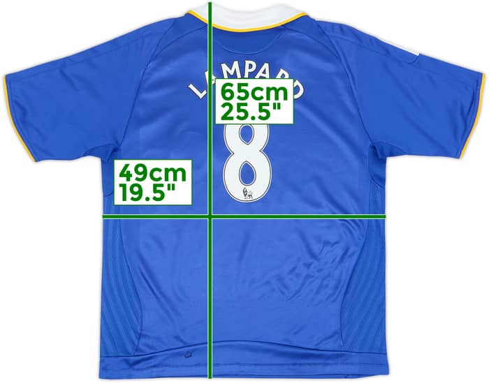 2008-09 Chelsea Home Shirt Lampard #8 - 5/10 - (L.Boys)