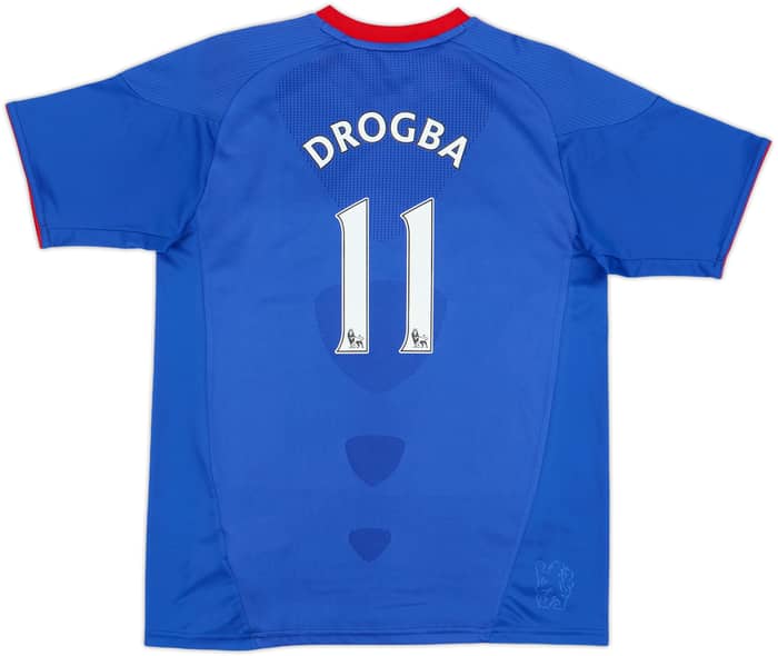 2010-11 Chelsea Home Shirt Drogba #11 - 7/10 - (L.Boys)