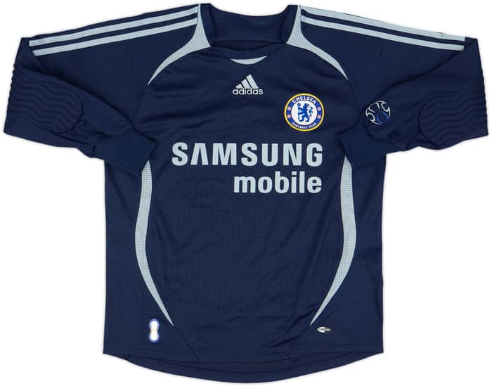 2006-08 Chelsea GK Shirt Cech #1 - 8/10 - (L.Boys)
