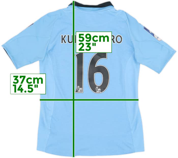 2012-13 Manchester City Home Shirt Kun Aguero #16 - 6/10 - (M.Boys)