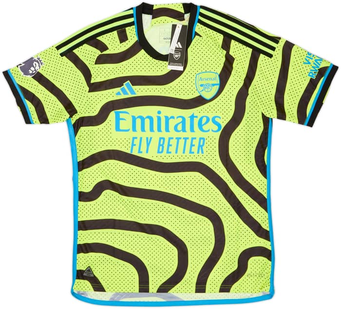 2023-24 Arsenal Authentic Away Shirt Rice #41 (L)