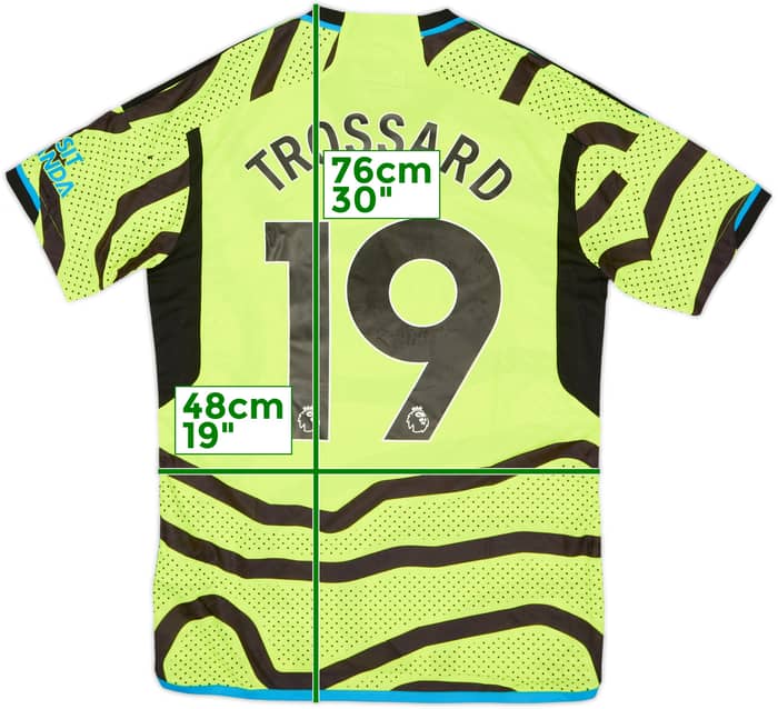 2023-24 Arsenal Authentic Away Shirt Trossard #19 (M)