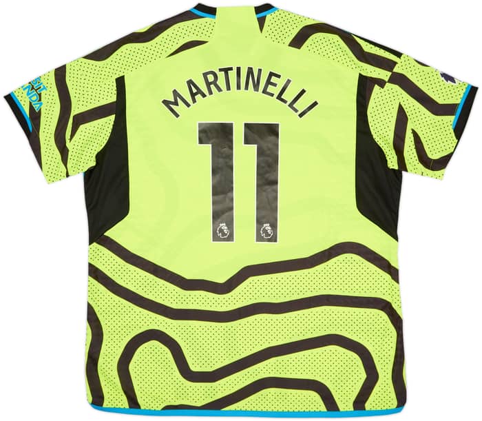 2023-24 Arsenal Authentic Away Shirt Martinelli #11 (XXL)