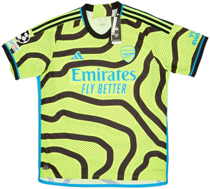 2023-24 Arsenal Authentic Away Shirt White #4 (XL)