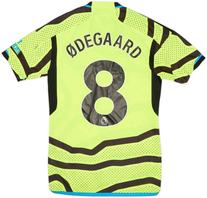 2023-24 Arsenal Authentic Away Shirt Ødegaard #8 (XS)