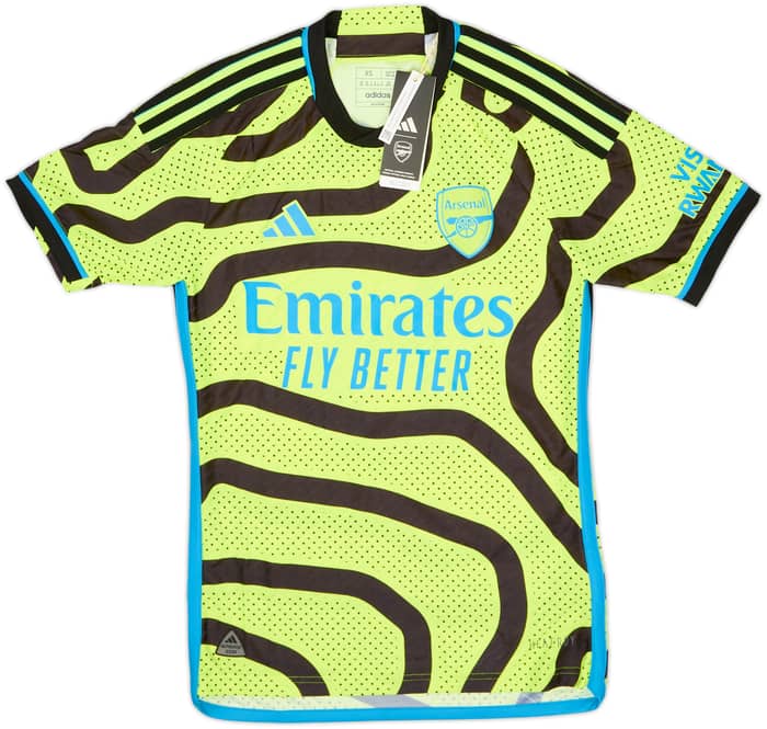 2023-24 Arsenal Authentic Away Shirt Ødegaard #8 (XS)