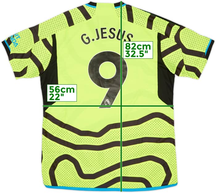 2023-24 Arsenal Authentic Away Shirt G.Jesus #9 (XL)