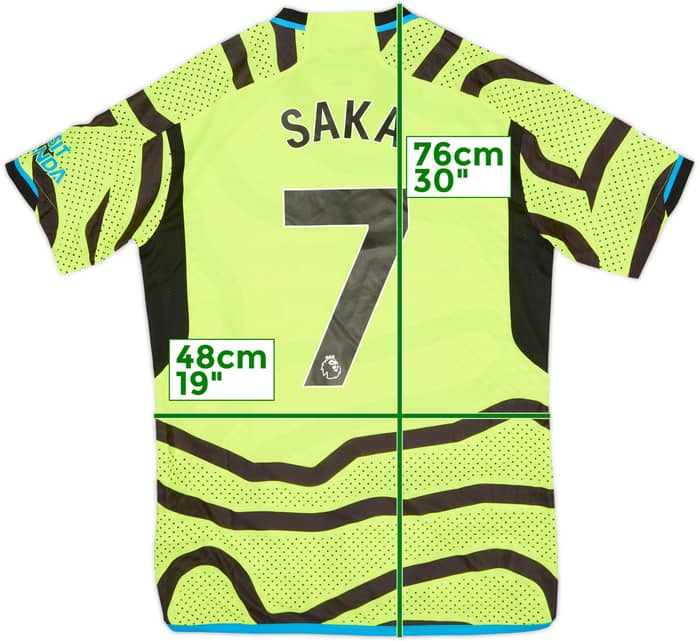 2023-24 Arsenal Authentic Away Shirt Saka #7 (M)