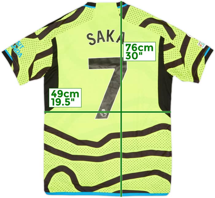 2023-24 Arsenal Authentic Away Shirt Saka #7 (M)