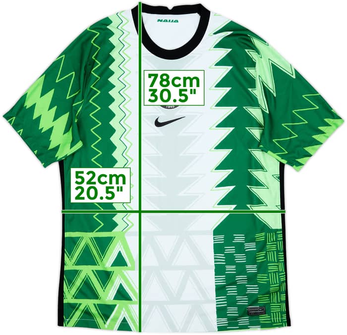 2020-21 Nigeria Home Shirt - 10/10 - (L)