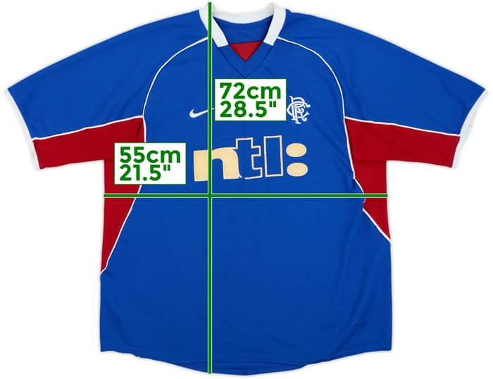 2001-02 Rangers Home Shirt - 6/10 - (M)