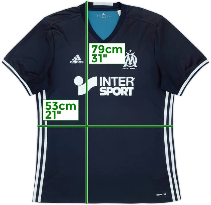 2016-17 Olympique Marseille Away Shirt - 5/10 - (L)
