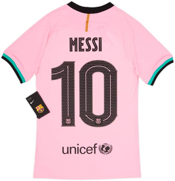 2020-21 Barcelona Authentic Third Shirt Messi #10 (XS)