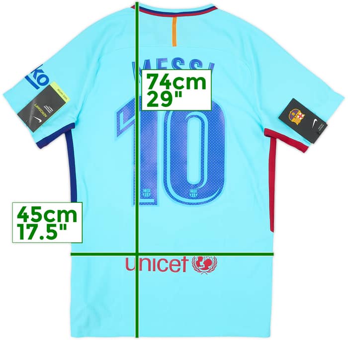 2017-18 Barcelona Authentic Away Shirt Messi #10 (S)