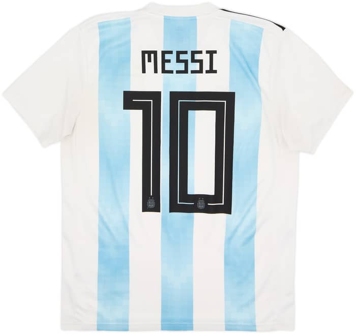 2018-19 Argentina Home Shirt Messi #10 - 7/10 - (M)
