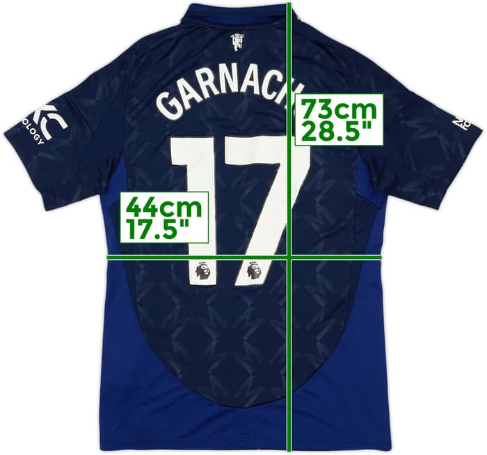 2024-25 Manchester United Away Shirt Garnacho #17 - 8/10 - (M)
