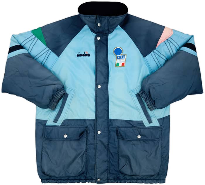 1990 Italy Diadora Padded Bench Coat - 5/10 - (XL)